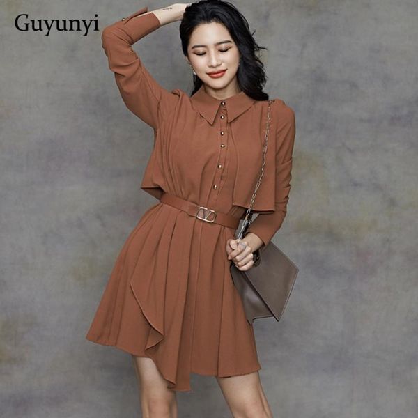 casual dresses elegant temperament office lady dress 2021 autumn winter simplicity plain color lapel a-line party women's, Black;gray
casual dresses elegant temperament office lady dress 2021 autumn winter simplicity plain color lapel a-line party women's, Black;gray