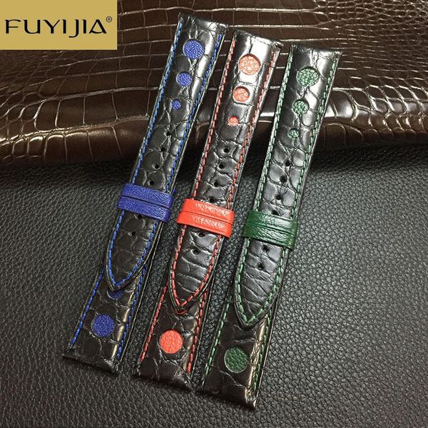 watch bands fuyijia handmade universal band crocodile skin + goatskin watchbands custom genuine alligator strap 18mm 20mm 22mm belt 19, Black;brown
watch bands fuyijia handmade universal band crocodile skin + goatskin watchbands custom genuine alligator strap 18mm 20mm 22mm belt 19, Black;brown