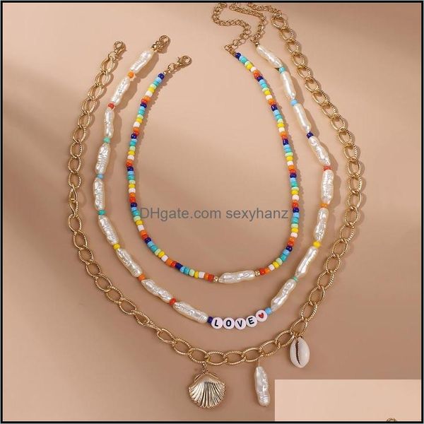& pendants jewelry pendant necklaces european and american bohemian national style mti-layer rice beads necklace seaside holiday shell fashi, Silver
& pendants jewelry pendant necklaces european and american bohemian national style mti-layer rice beads necklace seaside holiday shell fashi, Silver
