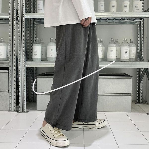 men's pants spring straight fashion solid color business dress men streetwear wild hip-hop loose casual trousers mens, Black
men's pants spring straight fashion solid color business dress men streetwear wild hip-hop loose casual trousers mens, Black