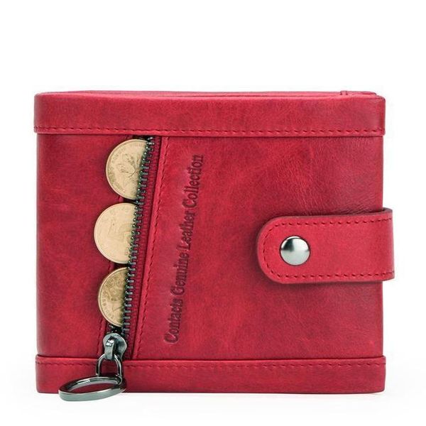 wallets rfid anti theft small leather purse men 2021 casual short tri -fold cowhide solid color wallet card holder, Red;black
wallets rfid anti theft small leather purse men 2021 casual short tri -fold cowhide solid color wallet card holder, Red;black