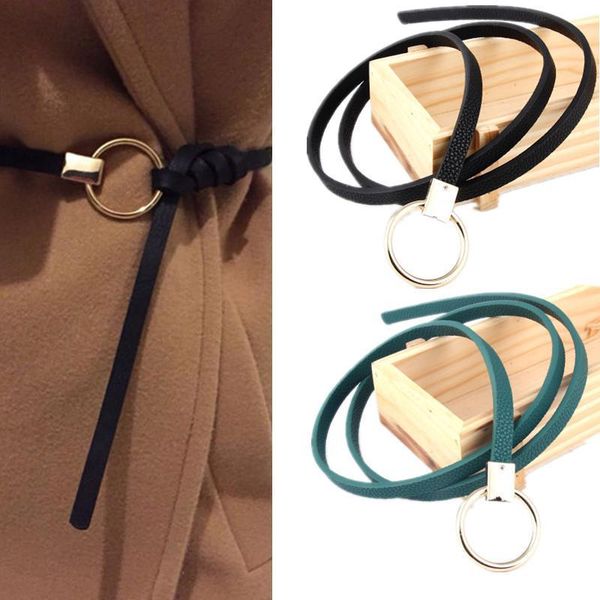 belts pu leather waist belt women dress thin waistband ring knot straps for party skirt prom decoration, Black;brown
belts pu leather waist belt women dress thin waistband ring knot straps for party skirt prom decoration, Black;brown
