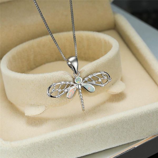 pendant necklaces cute female blue white opal necklace gold silver color for women vintage animal dragonfly wedding
pendant necklaces cute female blue white opal necklace gold silver color for women vintage animal dragonfly wedding