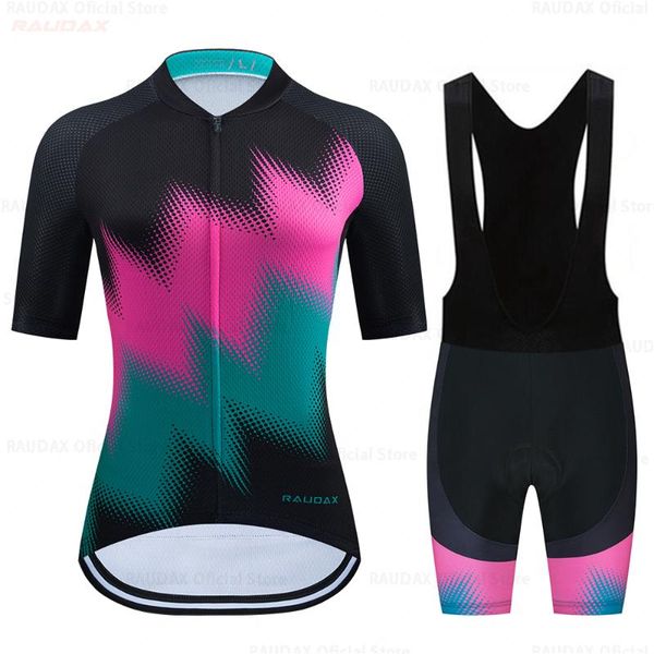 racing sets 2021 raudax women's summer breathable cycling jersey suit outdoor bicycle clothing mtb bike ropa ciclismo mujer, Black;blue
racing sets 2021 raudax women's summer breathable cycling jersey suit outdoor bicycle clothing mtb bike ropa ciclismo mujer, Black;blue