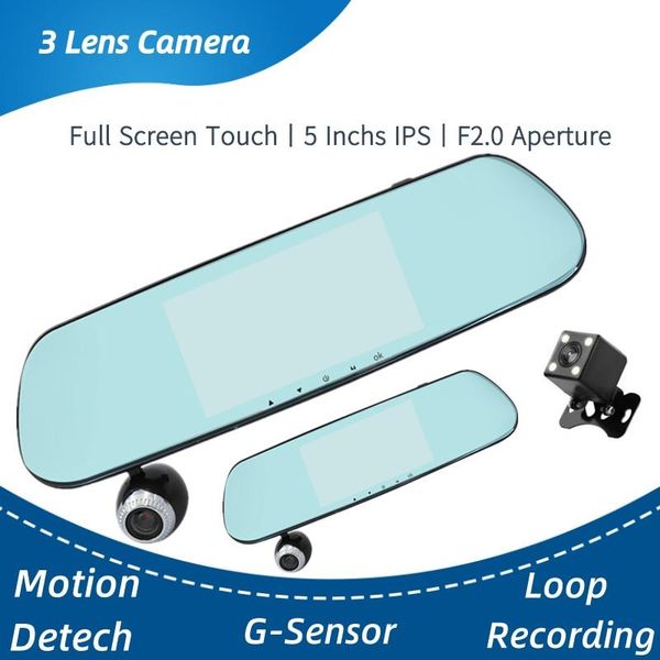 lens driving recorder 5.0 inch ips full screen rearview camera dash cam wide auto mirror car dvr dvrs
lens driving recorder 5.0 inch ips full screen rearview camera dash cam wide auto mirror car dvr dvrs