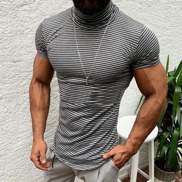 new swag hem men t-shirt short sleeve striped tee high-collar men's fitness t-shirt hip-hop streetwear clothing men t shirt, White;black
new swag hem men t-shirt short sleeve striped tee high-collar men's fitness t-shirt hip-hop streetwear clothing men t shirt, White;black