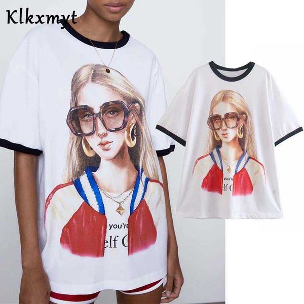 klkxmyt za summer women basic o neck short sleeve casual loose t-shirt female girl pattern printed chic pullover 210527, White
klkxmyt za summer women basic o neck short sleeve casual loose t-shirt female girl pattern printed chic pullover 210527, White