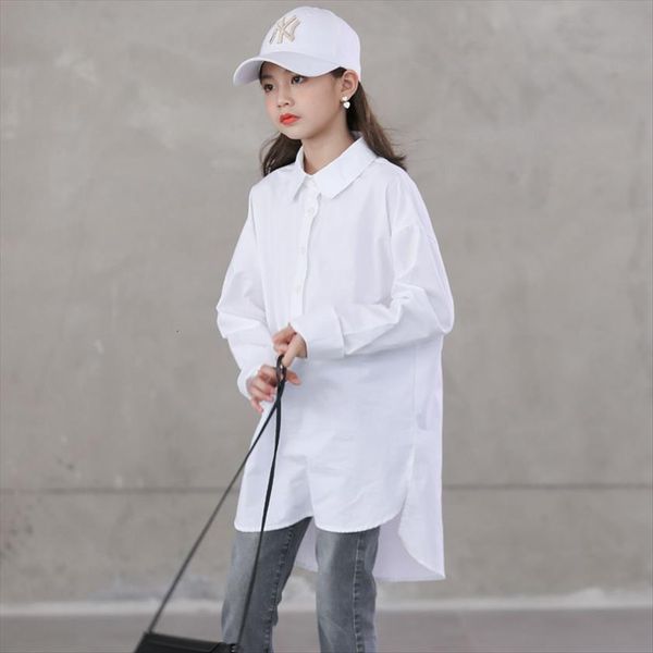teen girls white long shirt korean style loose lazy sleeve blouse spring autumn children girl 10 12 old, White;black
teen girls white long shirt korean style loose lazy sleeve blouse spring autumn children girl 10 12 old, White;black