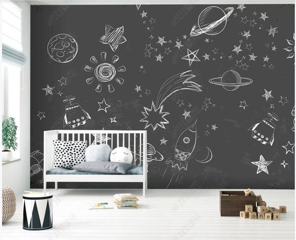 custom p mural 3d wallpaper modern cartoon hand drawn black and white rocket space children's room home decor 3d wall murals wallpaper
custom p mural 3d wallpaper modern cartoon hand drawn black and white rocket space children's room home decor 3d wall murals wallpaper