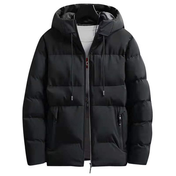 new style, down jacket, men's, short plush, thickened, warm, color matching, fashion, hooded coat,, Black
new style, down jacket, men's, short plush, thickened, warm, color matching, fashion, hooded coat,, Black