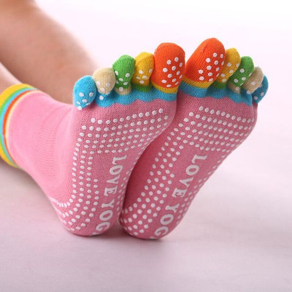 yoga socks non-slip ladies five-finger multi-color toes dot rainbow five-toed split sports, Black
yoga socks non-slip ladies five-finger multi-color toes dot rainbow five-toed split sports, Black
