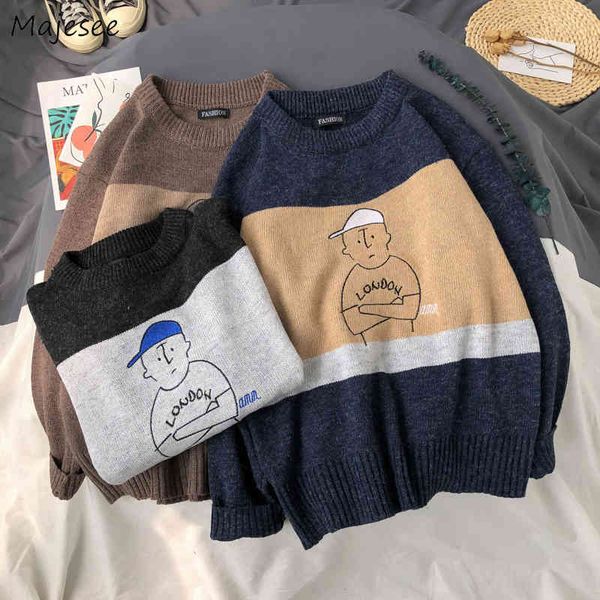 sweaters men cartoon-embroidery panelled plus size 3xl various-styl autumn-winter new mens pullovers loose leisure warm, Black
sweaters men cartoon-embroidery panelled plus size 3xl various-styl autumn-winter new mens pullovers loose leisure warm, Black