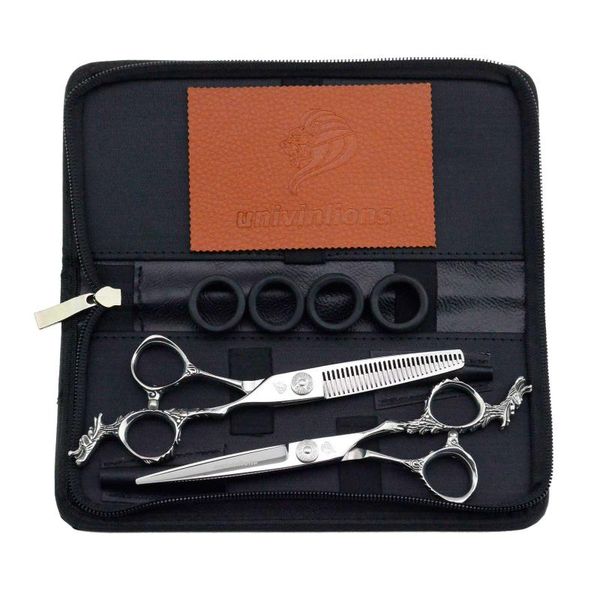 hair scissors univinlions 6.0 inch professional cutting shears hairdressing kit barber accessories thinning tools
hair scissors univinlions 6.0 inch professional cutting shears hairdressing kit barber accessories thinning tools