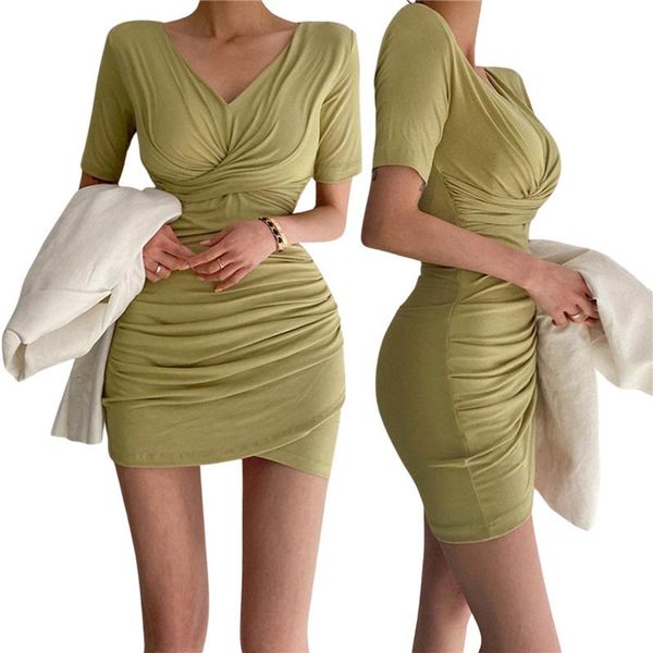 casual dresses women's bodycon mini dress v neck short sleeve high waist wrap ruched, Black;gray
casual dresses women's bodycon mini dress v neck short sleeve high waist wrap ruched, Black;gray