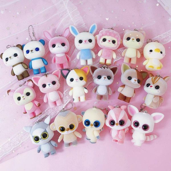 keychains little cute flocking doll toys kawaii mini cats decoration for girls exquisite dolls christmas gifts, Silver
keychains little cute flocking doll toys kawaii mini cats decoration for girls exquisite dolls christmas gifts, Silver