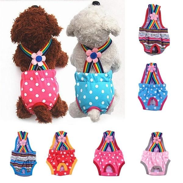 dog apparel pet physiological pants polka dot striped female underwear sanitary diaper couche pour animaux de compagnie
dog apparel pet physiological pants polka dot striped female underwear sanitary diaper couche pour animaux de compagnie