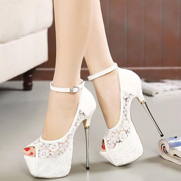 dress shoes women's pumps tacones saltos altos thik heel ultra high heels16.5cm lace women wedding platform hollow, Black
dress shoes women's pumps tacones saltos altos thik heel ultra high heels16.5cm lace women wedding platform hollow, Black