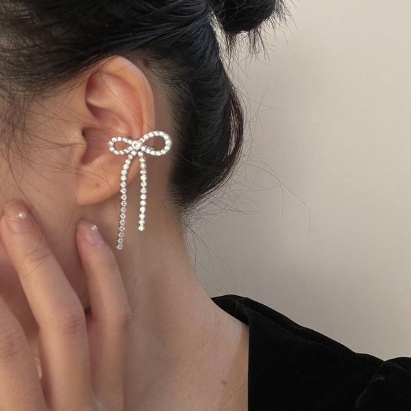 dangle & chandelier bow earrings love no ear piercing clip for women cubic zircon luxurious tassel fashion jewelry luxury trendy wedding gif, Silver
dangle & chandelier bow earrings love no ear piercing clip for women cubic zircon luxurious tassel fashion jewelry luxury trendy wedding gif, Silver