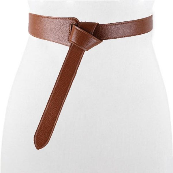 fashion simple knotted pu leather waist belt solid color wild women dress decor bow waistband clothes accessories belts, Black;brown
fashion simple knotted pu leather waist belt solid color wild women dress decor bow waistband clothes accessories belts, Black;brown