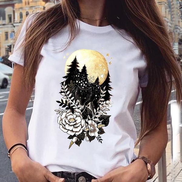 graphic kawaii flower forest women casual animal fashion short sleeve cartoon print female clothes tees t shirt, White
graphic kawaii flower forest women casual animal fashion short sleeve cartoon print female clothes tees t shirt, White