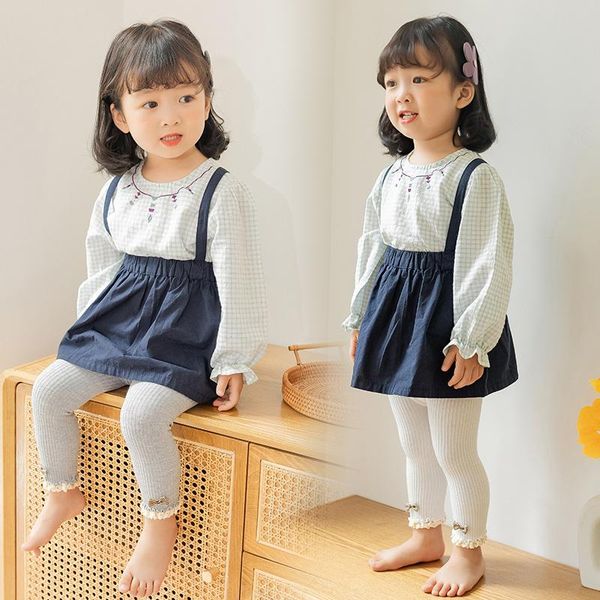 trousers girls spring autumn vertical stripes thin striped lace lattice bow knot chain link flowers children's all-match breathable n, Blue
trousers girls spring autumn vertical stripes thin striped lace lattice bow knot chain link flowers children's all-match breathable n, Blue