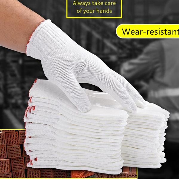 disposable gloves 6 /12 pairs wear-resistant work women men material cotton yarn anti-skid knit mitten for labor protection gardening
disposable gloves 6 /12 pairs wear-resistant work women men material cotton yarn anti-skid knit mitten for labor protection gardening