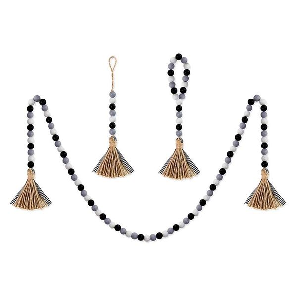 novelty items 3 pack wood bead garland with tassel,rustic wooden decor farmhouse beads big wall hanging (black/gray/white)
novelty items 3 pack wood bead garland with tassel,rustic wooden decor farmhouse beads big wall hanging (black/gray/white)