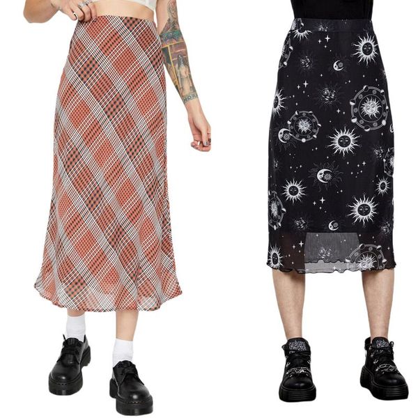women double-layered skirt with chic print, high waist half-length lace summer clothing fashion all-match skirts, Black
women double-layered skirt with chic print, high waist half-length lace summer clothing fashion all-match skirts, Black