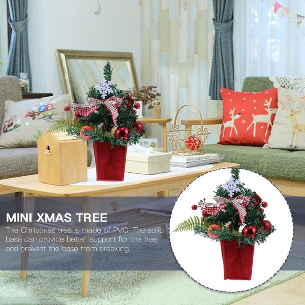 party decoration 1 set festival attractive practical mini christmas tree for store tabletop
party decoration 1 set festival attractive practical mini christmas tree for store tabletop