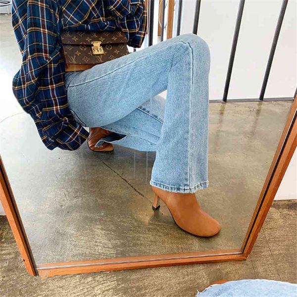 jeans fashion high-waist flare for women side split jeans vintage female long denim pant capris bvux, Blue
jeans fashion high-waist flare for women side split jeans vintage female long denim pant capris bvux, Blue