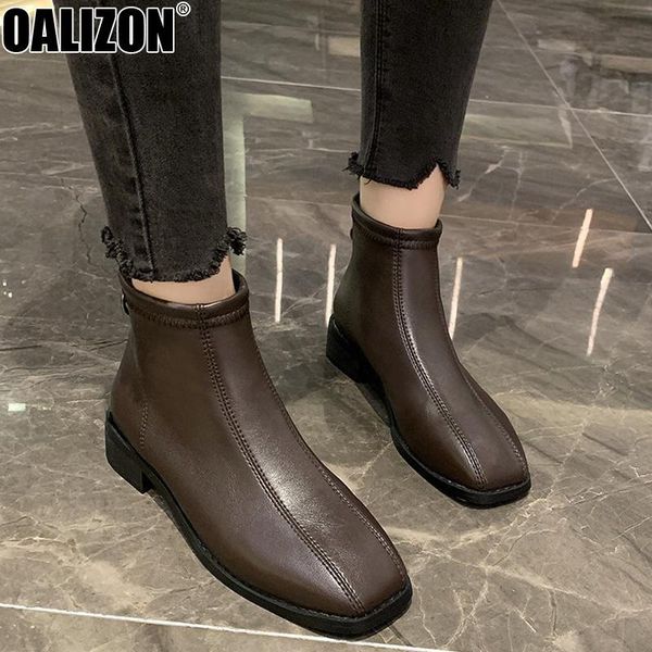 boots autumn winter women lady feminino zipper slip on bottine square low heels mujer zapatos woman short ankle botas shoes r638, Black
boots autumn winter women lady feminino zipper slip on bottine square low heels mujer zapatos woman short ankle botas shoes r638, Black