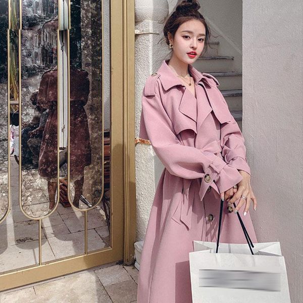 women's trench coats double-breasted long korean chic sweet pink coat windbreaker solid, Tan;black
women's trench coats double-breasted long korean chic sweet pink coat windbreaker solid, Tan;black