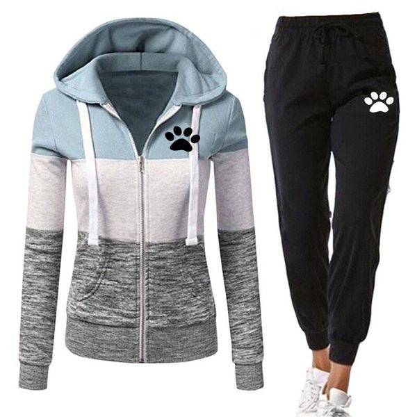 autumn tracksuit zipper patchwork hoodie womens tracksuits pants set long sleeve sweatshirts and trousers 2 piece outfits winter clothing, Gray
autumn tracksuit zipper patchwork hoodie womens tracksuits pants set long sleeve sweatshirts and trousers 2 piece outfits winter clothing, Gray