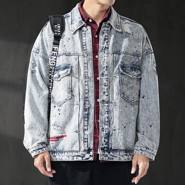men's jackets 2021 autumn fashion polka dot denim jacket retro simple embroidered lapel single-breasted s-5xl, Black;brown
men's jackets 2021 autumn fashion polka dot denim jacket retro simple embroidered lapel single-breasted s-5xl, Black;brown