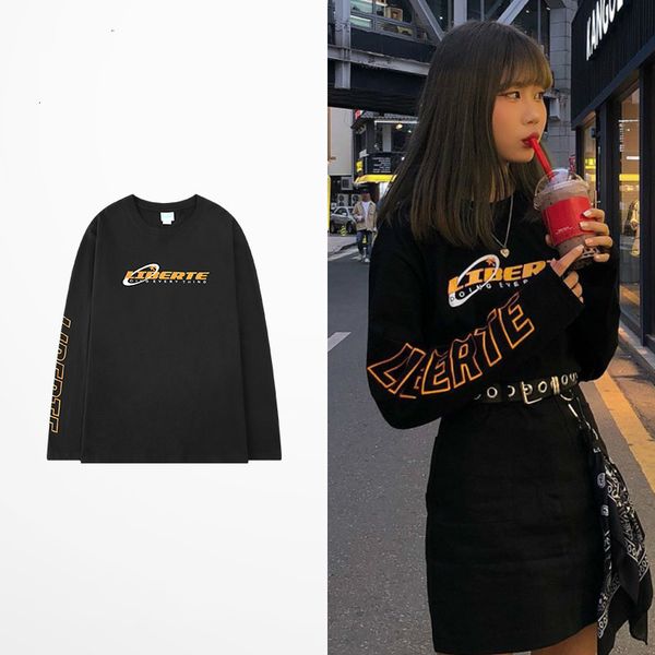 tee long-sleeve hip hop men high street dark souls shirt, White;black 
tee long-sleeve hip hop men high street dark souls shirt, White;black