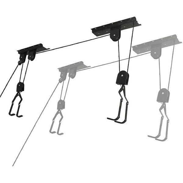 bike lift ceiling hoist for bicycle hangers garage storage overhead wall mount rack hooks hanging pulley system car & truck racks
bike lift ceiling hoist for bicycle hangers garage storage overhead wall mount rack hooks hanging pulley system car & truck racks