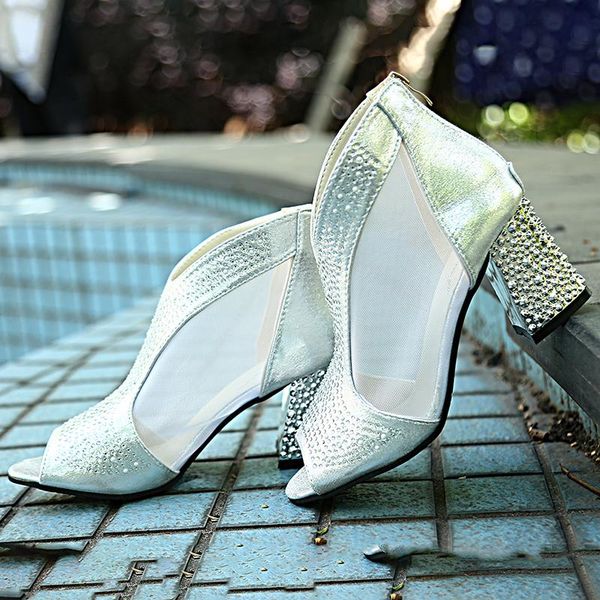 dress shoes rhinestone high heels women sandals bling square heel diamond summer pumps wedding, Black
dress shoes rhinestone high heels women sandals bling square heel diamond summer pumps wedding, Black