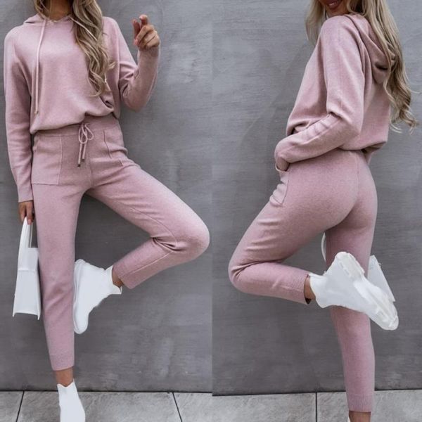 gym clothing sportswear tracksuit sport outfit women pockets sporty solid color drawstring hoodie pants set, White;black
gym clothing sportswear tracksuit sport outfit women pockets sporty solid color drawstring hoodie pants set, White;black