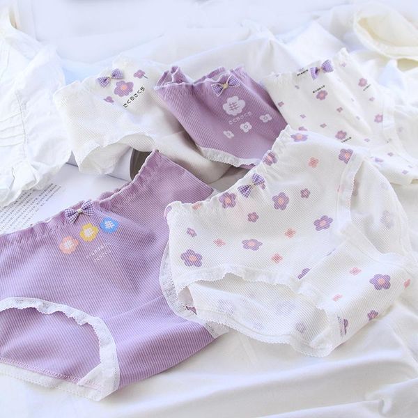 women's panties sp&city purple flower ruffle cartoon underwear cute print cotton bow female lingerie breathable seamless briefs, Black;pink
women's panties sp&city purple flower ruffle cartoon underwear cute print cotton bow female lingerie breathable seamless briefs, Black;pink