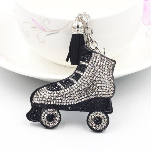 keychains roller skates keychain leather tassel key holder metal crystal chain keyring charm bag auto pendant gift wholesale price, Silver
keychains roller skates keychain leather tassel key holder metal crystal chain keyring charm bag auto pendant gift wholesale price, Silver