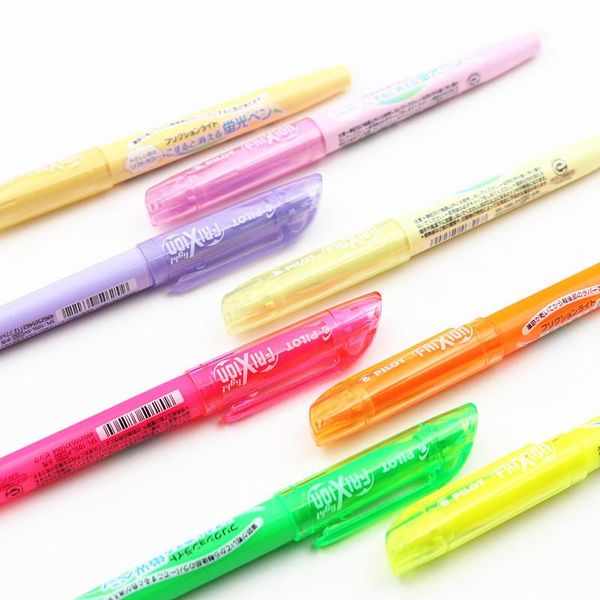 highlighters pilot sfl-10sl frixion light erasable highlighter fluorescent pen 6 soft color ink writing, Black;red
highlighters pilot sfl-10sl frixion light erasable highlighter fluorescent pen 6 soft color ink writing, Black;red