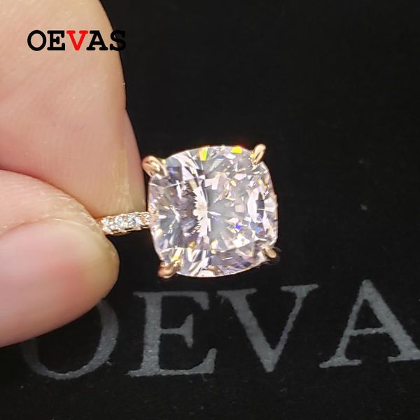 cluster rings oevas 100% 925 sterling silver 10*10mm pink high carbon diamond for women sparkling wedding party fine jewelry wholesale, Golden;silver
cluster rings oevas 100% 925 sterling silver 10*10mm pink high carbon diamond for women sparkling wedding party fine jewelry wholesale, Golden;silver