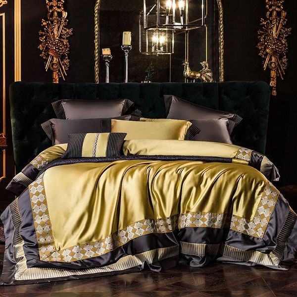 bedding sets luxury gold egyptian cotton european royal wedding set satin silky embroidery duvet cover bed sheet bedspread pillowcase
bedding sets luxury gold egyptian cotton european royal wedding set satin silky embroidery duvet cover bed sheet bedspread pillowcase