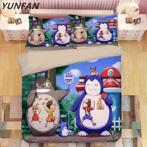 bedding sets 3d set totoro campus badge print duvet cover twin full king bedclothes with pillowcase bed cartoon home textiles
bedding sets 3d set totoro campus badge print duvet cover twin full king bedclothes with pillowcase bed cartoon home textiles