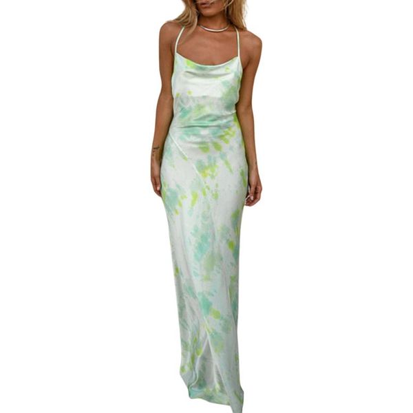 casual dresses women camisole dress with tie-dye pattern, lengthened version style summer clothing, Black;gray
casual dresses women camisole dress with tie-dye pattern, lengthened version style summer clothing, Black;gray
