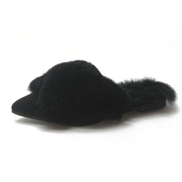 nice autumn rome women slippers non slip good quality shoes ladies flat heels with fur big for walking, Black
nice autumn rome women slippers non slip good quality shoes ladies flat heels with fur big for walking, Black