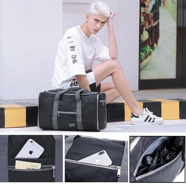 large travel clothing storage bag type of water proof luggage with capacity and foldable one shoulder crossbody duffel bags
large travel clothing storage bag type of water proof luggage with capacity and foldable one shoulder crossbody duffel bags