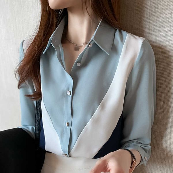 autumn long sleeve chiffon blouse shirt blouse women blusas mujer de moda turn down collar office blouse women shirts d629 210602, White
autumn long sleeve chiffon blouse shirt blouse women blusas mujer de moda turn down collar office blouse women shirts d629 210602, White