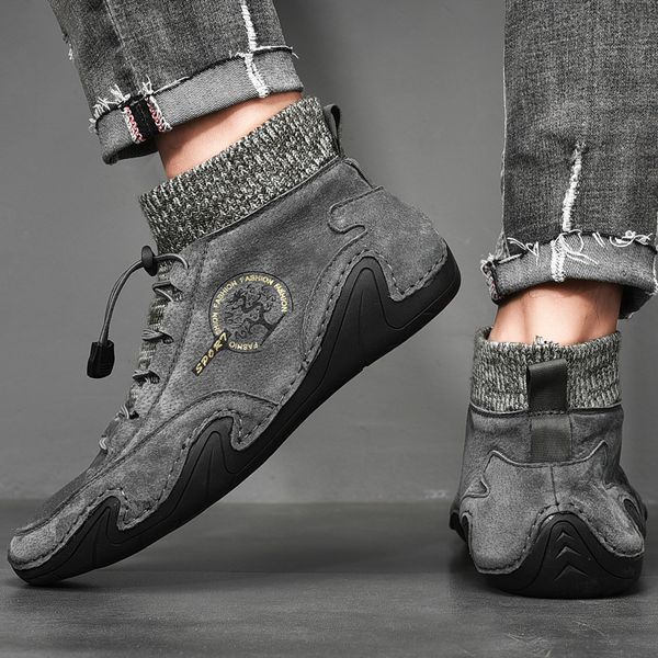 new mens snow boots winter plush warm men motorcycle boots lace-up non-slip male ankle boots waterproof man work shoes big size, Black
new mens snow boots winter plush warm men motorcycle boots lace-up non-slip male ankle boots waterproof man work shoes big size, Black