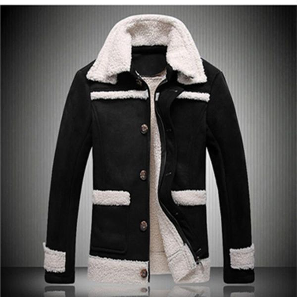 men's jackets winter autumn jacket coats fuax leather fur 2021 casual turn-down collar trench button windbreaker plus size men overcoat, Black;brown
men's jackets winter autumn jacket coats fuax leather fur 2021 casual turn-down collar trench button windbreaker plus size men overcoat, Black;brown